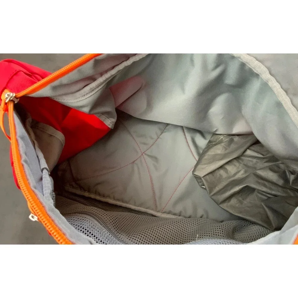 REI Messenger Bag Red Orange Large Shoulder Crossbody Travel Commuter Gorpcore